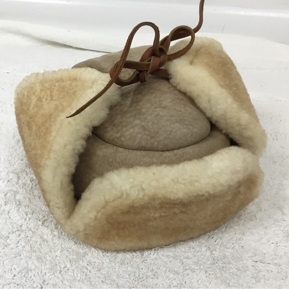 Genuine Sheepskin Trapper Hat Made In Idaho size XL - Picture 1 of 12